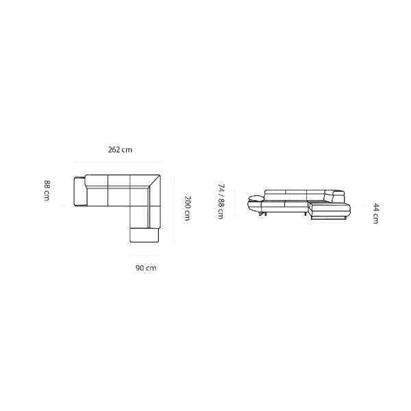 Ecksofa Salerno 